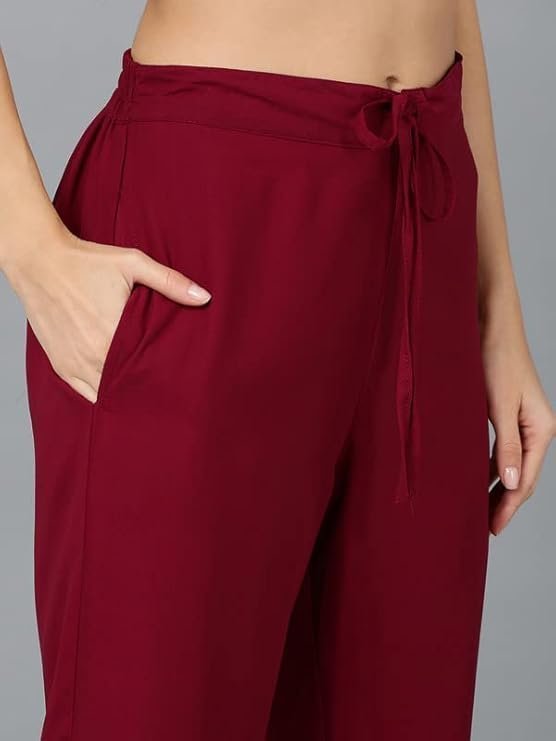 Vaamsi Women's Georgette Embroidered Flared Angrakha Pant With Dupatta With Inner - Image 4