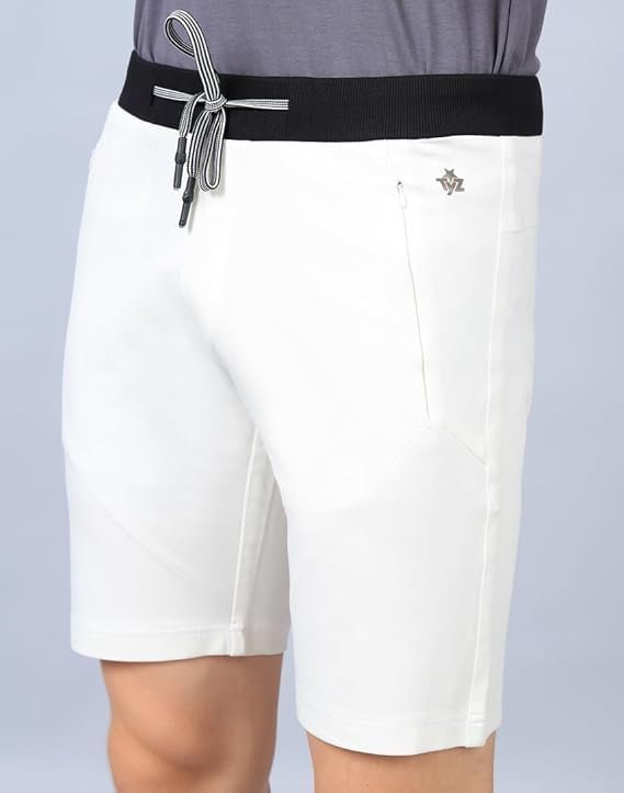 Shorts for Men, Drawstring Waist with Contrast Black Band, Casual wear, Casual Shorts - Image 3