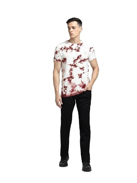 JACK & JONES Men's Printed Regular Fit Crew Neck T-Shirt - Image 2