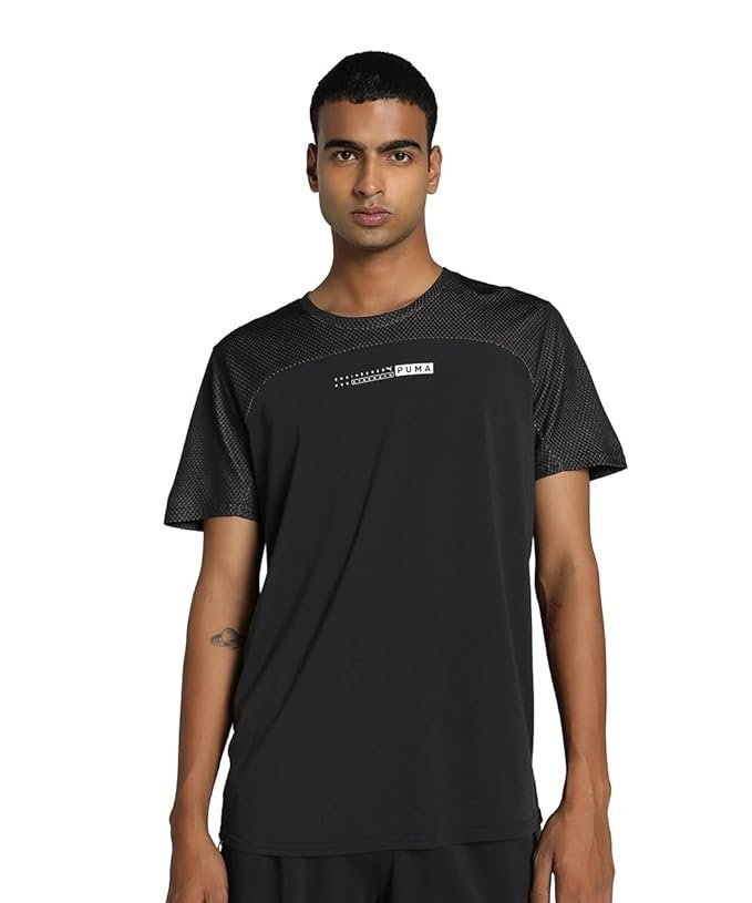 Puma Men's Cotton Regular Fit T-Shirt