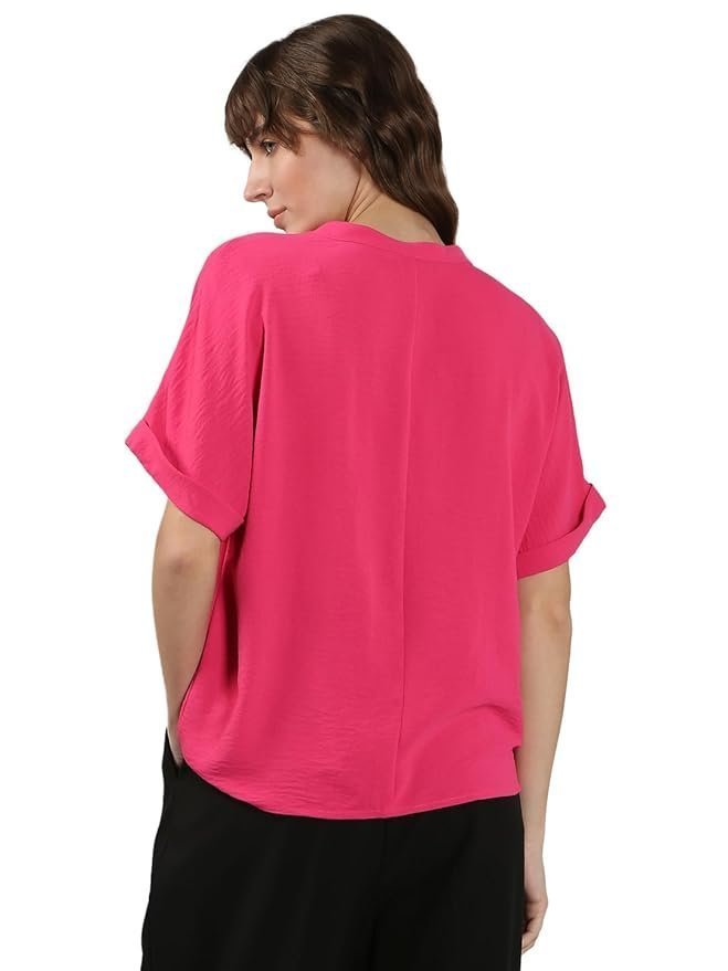 VERO MODA Extended Sleeves V-Neck Regular Top - Image 4