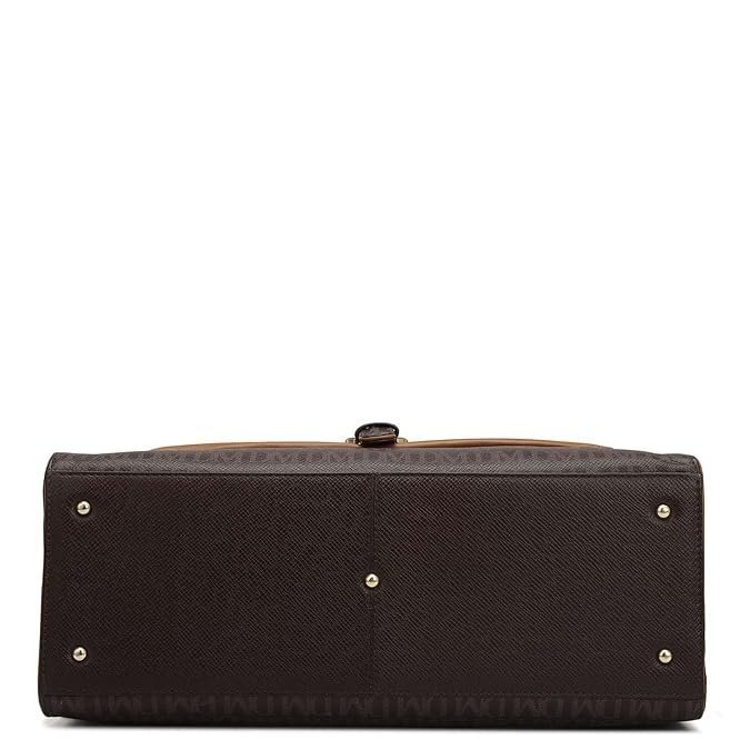 Da Milano Women's Leather Satchel - Brown - Image 3