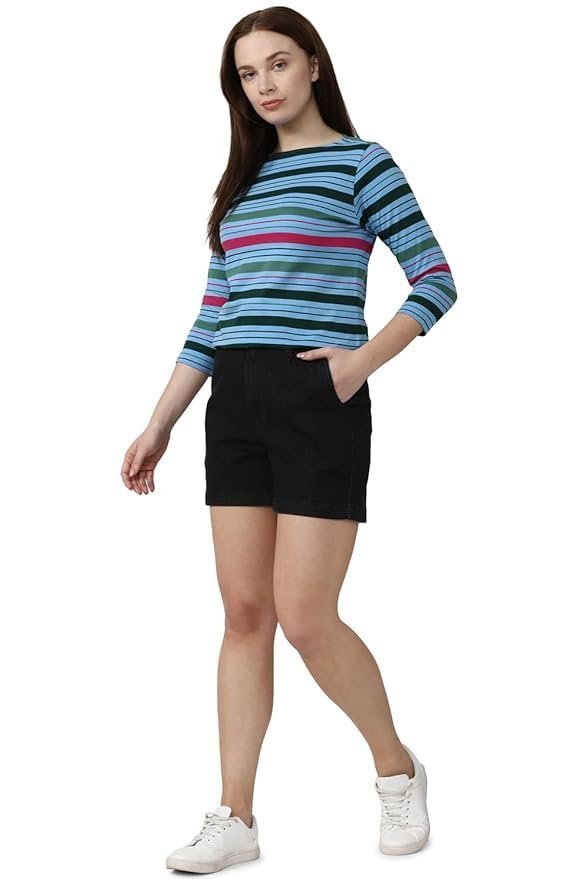 Van Heusen Women's Cotton Regular Fit T-Shirt - Image 2