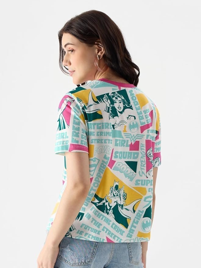 The Souled Store DC: Girl Power Women T-Shirts - Image 3