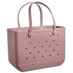 BOGG BAG X Large Waterproof Washable Tip Proof Durable Open Tote Bag for the Beach Boat Pool Sports 19x15x9.5