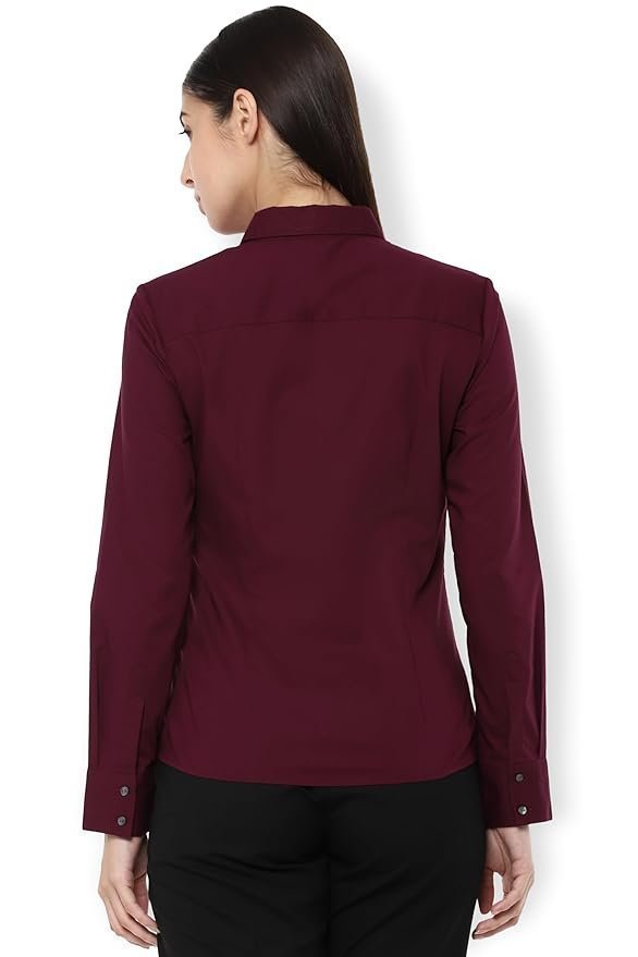 Van Heusen Women's Polyester Regular Fit Shirt - Image 5