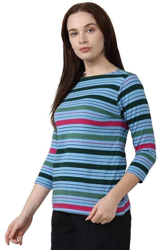 Van Heusen Women's Cotton Regular Fit T-Shirt - Image 5