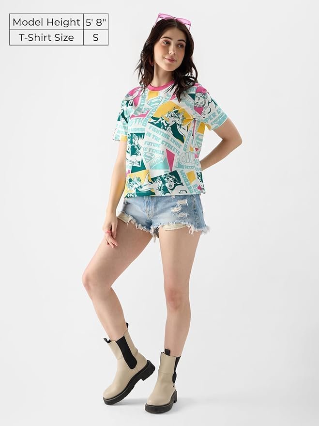 The Souled Store DC: Girl Power Women T-Shirts - Image 5