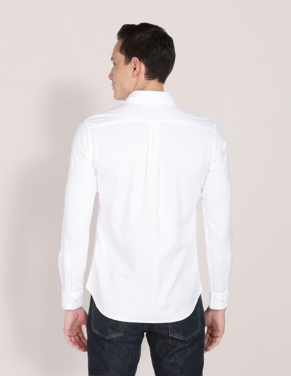 US AN Men's Cotton Regular Fit Shirt - Image 2