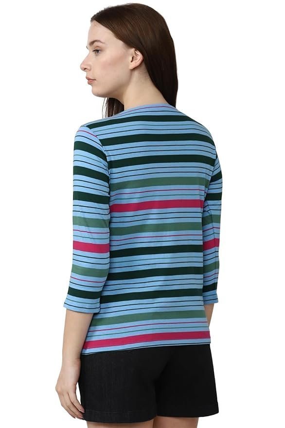 Van Heusen Women's Cotton Regular Fit T-Shirt - Image 4