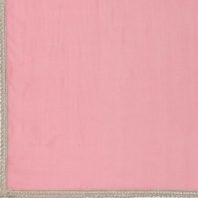 BIBA Women Cotton Blend Anarkali Embroidered Kurta Suit Set - Image 2