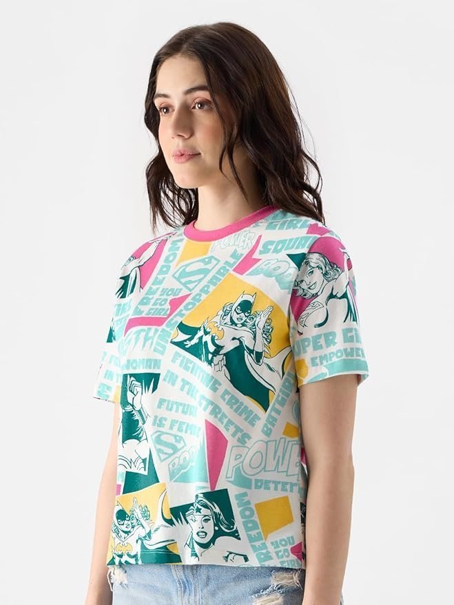 The Souled Store DC: Girl Power Women T-Shirts - Image 4