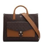Da Milano Women's Leather Satchel - Brown