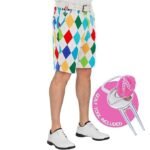Shorts Men, Crazy Shorts for Men, Mens Shorts, Funny Golf Shorts for Men, King of Diamonds