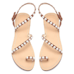 Monrovia Women's Gladiator Bohemia Flip Flops Summer Beach Flat Sandals