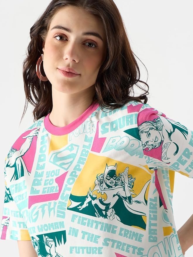 The Souled Store DC: Girl Power Women T-Shirts - Image 2