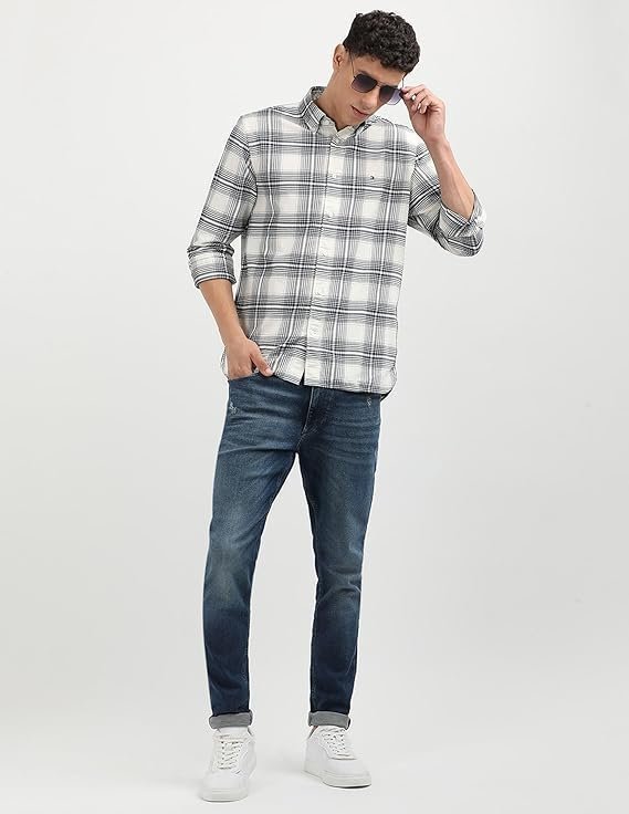 Hil Figer Men's Regular Fit Shirt - Image 6