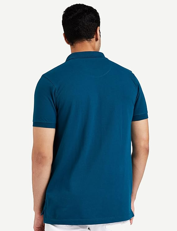 Men's Cotton Rich Solid Polo Tshirt | Collar Tshirts | Half Sleeves | Plain-Regular Fit (Available in Plus Size and Combo Pack of 2) - Image 6