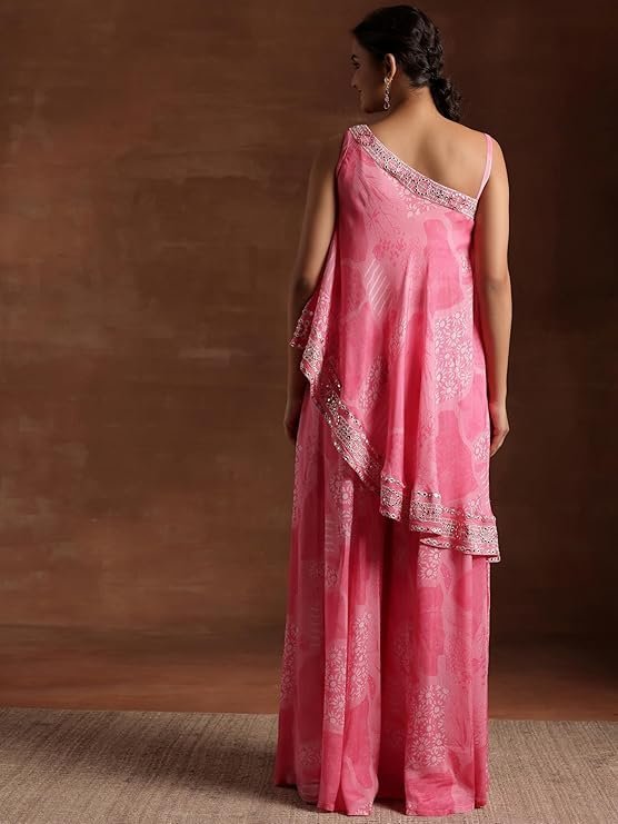 Libas Women's Silk Blend Regular Co-Ords Set - Image 4