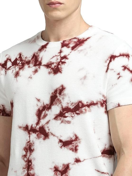 JACK & JONES Men's Printed Regular Fit Crew Neck T-Shirt - Image 3