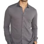 All-Degree Shirt for Men Full Sleeve, Pique Textured, Thermoregulating Cotton Blend Mens Casual, Recycled Fabric Stylish Shirts